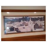Two Large Winter Scenes Two Large Winter Scenes