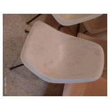 (5) Very Comfortable Mid-Century Curved Chairs (5) Very Comfortable Mid-Century Curved Chairs