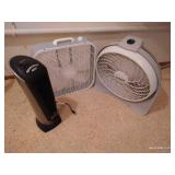 Lasko Space Heater & Two Floor Fans Lasko Space Heater & Two Floor Fans