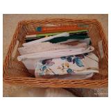 Skeins of Yarn, Material Scraps & Crafting Books Skeins of Yarn, Material Scraps & Crafting Books