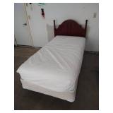 Twin Headboard & Frame w/ Contents Twin Headboard & Frame w/ Contents