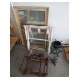 Antique Frames, Luggage Stand, Door Knobs, Stool, Etc Antique Frames, Luggage Stand, Door Knobs, Stool, Etc