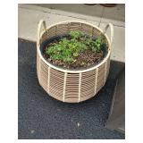 Outside Storage Bin, Planters & Basket Planter Outside Storage Bin, Planters & Basket Planter
