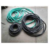 Three Heavy Duty Garden Hoses Three Heavy Duty Garden Hoses