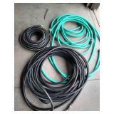 Three Heavy Duty Garden Hoses Three Heavy Duty Garden Hoses