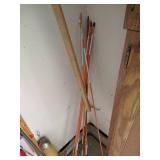 Outside Gardening Tools- Rakes, Small Shovel, Bird Feeders & Hook, Etc Outside Gardening Tools- Rakes, Small Shovel, Bird Feeders & Hook, Etc