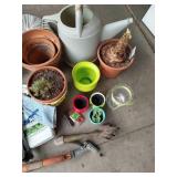 Large Gardening Lot- Soils, Hand Tools, Ceramic & Tera Cotta Pots, Etc Large Gardening Lot- Soils, Hand Tools, Ceramic & Tera Cotta Pots, Etc
