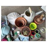 Large Gardening Lot- Soils, Hand Tools, Ceramic & Tera Cotta Pots, Etc Large Gardening Lot- Soils, Hand Tools, Ceramic & Tera Cotta Pots, Etc