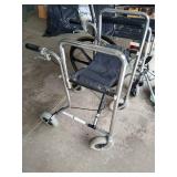 Wheel Chair w/ Foot Supports & Rolling Walker Wheel Chair w/ Foot Supports & Rolling Walker