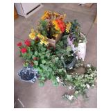 Large Floral Lot- Picks, Garland, Etc Large Floral Lot- Picks, Garland, Etc