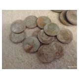 Lot of Eisenhower Dollars & Kennedy Half Dollars Lot of Eisenhower Dollars & Kennedy Half Dollars