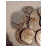 Lot of Eisenhower Dollars & Kennedy Half Dollars Lot of Eisenhower Dollars & Kennedy Half Dollars