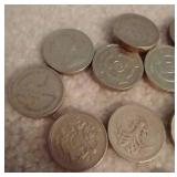 British Pound Coin Lot - Over 10 Pounds British Pound Coin Lot - Over 10 Pounds