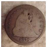 1876 Seated Liberty Quarter 1876 Seated Liberty Quarter