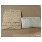 (2) Small Packets of Antique "Gold Beads" (2) Small Packets of Antique "Gold Beads"