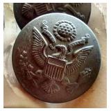 (7) WW1 Army Buttons (7) WW1 Army Buttons