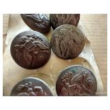 (7) WW1 Army Buttons (7) WW1 Army Buttons