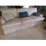 Cream Upholstered Sofa
