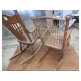 Vintage youth rocking chairs & Coffee Table
