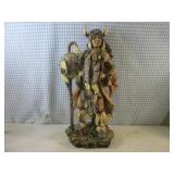 (FS) Native American Statue Figure ... (FS) Native American Statue Figure ...