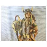 (FS) Native American Statue Figure ... (FS) Native American Statue Figure ...