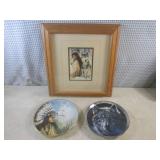 (BS) Framed Native American Lady / ... (BS) Framed Native American Lady / ...
