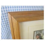 (BS) Framed Native American Lady / ... (BS) Framed Native American Lady / ...