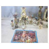 (CSB) 14-Pc Ceramic Native American... (CSB) 14-Pc Ceramic Native American...
