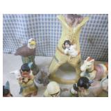 (CSB) 14-Pc Ceramic Native American... (CSB) 14-Pc Ceramic Native American...