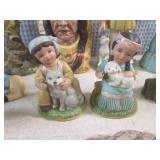 (CSB) 14-Pc Ceramic Native American... (CSB) 14-Pc Ceramic Native American...