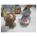 (CSB) 14-Pc Ceramic Native American... (CSB) 14-Pc Ceramic Native American...