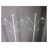 (EC1) 2 Metal Candle Holder Stands ... (EC1) 2 Metal Candle Holder Stands ...
