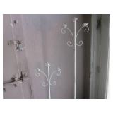 (EC1) 2 Metal Candle Holder Stands ... (EC1) 2 Metal Candle Holder Stands ...