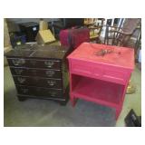 (RMWS) 2 Side Tables with Drawers -... (RMWS) 2 Side Tables with Drawers -...