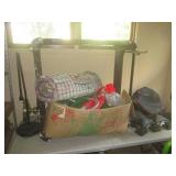 (RMT) Lot of Misc - Wicker Table wi... (RMT) Lot of Misc - Wicker Table wi...