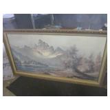 (CS) 2 Large Vintage Framed Prints ... (CS) 2 Large Vintage Framed Prints ...