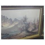(CS) 2 Large Vintage Framed Prints ... (CS) 2 Large Vintage Framed Prints ...
