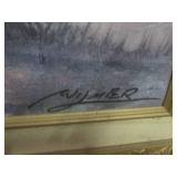 (CS) 2 Large Vintage Framed Prints ... (CS) 2 Large Vintage Framed Prints ...