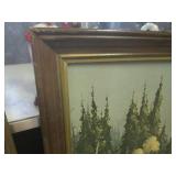 (CS) 2 Large Vintage Framed Prints ... (CS) 2 Large Vintage Framed Prints ...