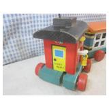 (BS) Vintage Fisher-Price Wood Huff... (BS) Vintage Fisher-Price Wood Huff...