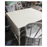 Shabby Chic Drop Leaf Table and Chairs Great Condition