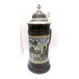 Two German Beer Steins Schloss Lembeck