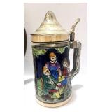 Two German Beer Steins Schloss Lembeck