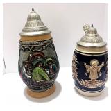 Two German Beer Steins
