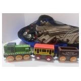 Orbrium Wooden Toy Train Set