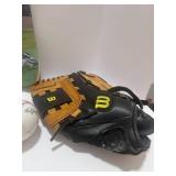 Baseball Card Price Book, Wilson Baseball Glove and Baseball