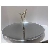 MCM Kromex Spinning Serving Tray