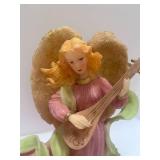Beautiful Vintage Resin Angel Music Box