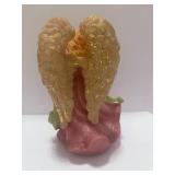 Beautiful Vintage Resin Angel Music Box
