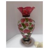 Misc. Lot Hand painted Vase 6", Mis Match Cup and Saucer and Dove